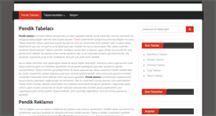 Desktop Screenshot of pendiktabelaci.com