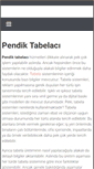 Mobile Screenshot of pendiktabelaci.com